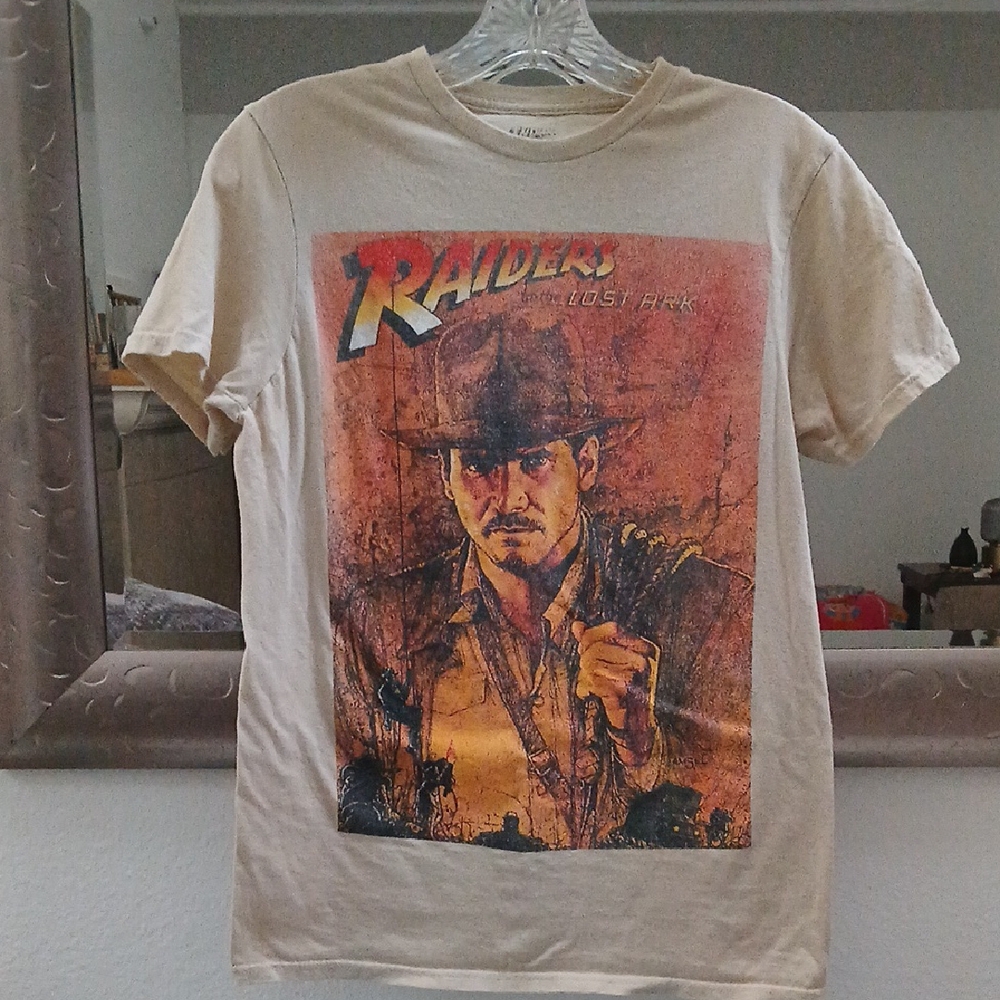 Vintage Beige Graphic T-Shirt